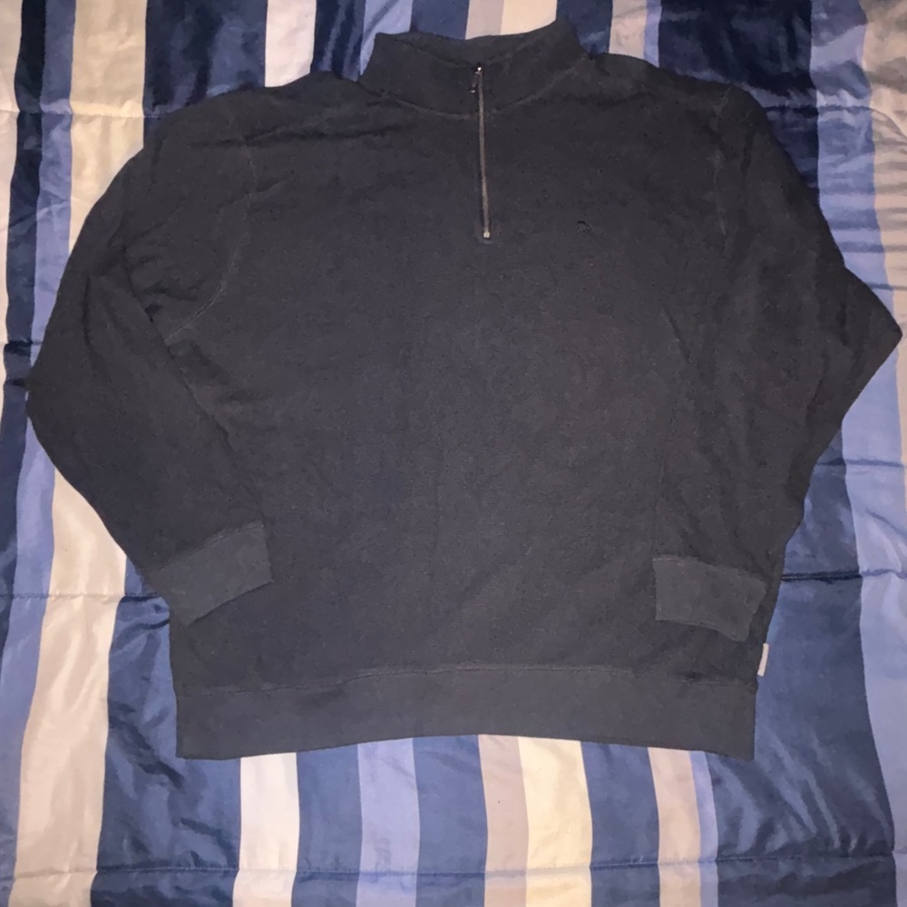 Men’s Wolverine Denton QTR Zip Sweater Size XXL Black